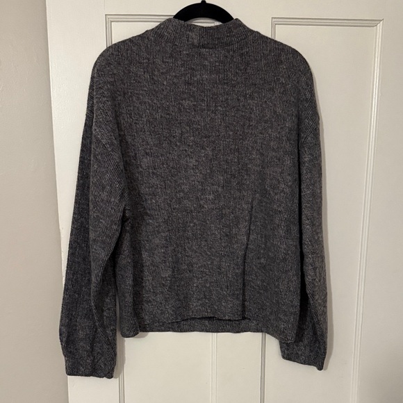 Zara Charcoal Crewneck Sweater - Picture 4 of 4